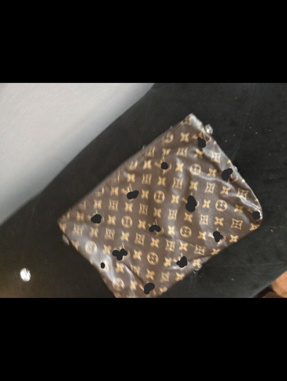 Fashion Cosmetic Bag Broken Zipper